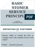 Basic Customer Service Principles Important
