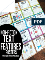 Nonfiction Text Features Posters