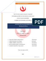 Trabajo Final de Gestión de Mantenimiento PDF