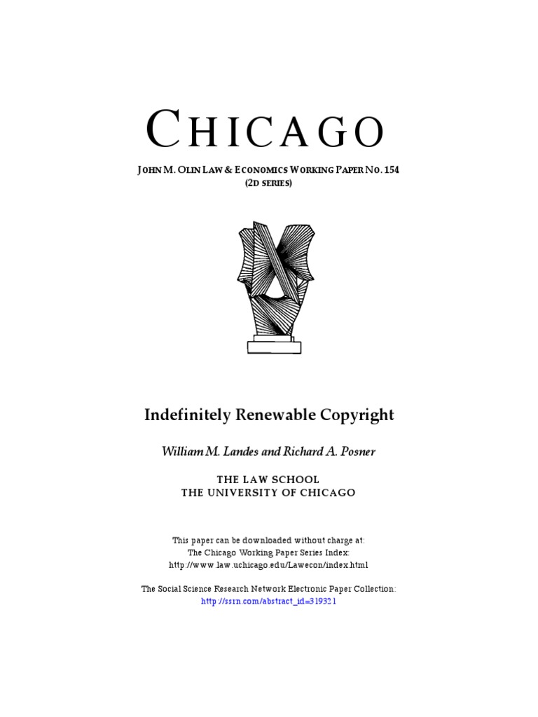 Indefinitely Renewable Copyright PDF Copyright Public Domain