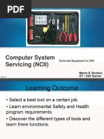 Computer System Servicing (NCII) : Tools and Equipment in CSS