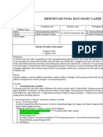 Sop BWCC Resusitasi Bayi