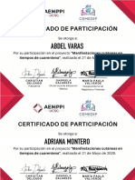 Certificados Manifestaciones Cutáneas PDF