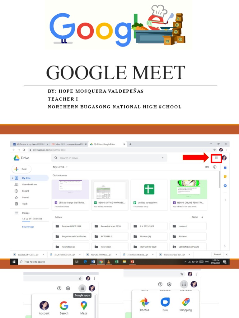 google meet pdf presentation