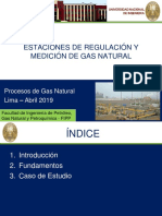 Estaciones de Regulación y Medición de Gas Natural - 2019