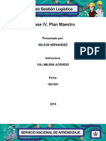 Evidencia 6 Fase IV Plan Maestro