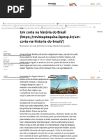 Um corte na história do Brasil _ Revista Pesquisa Fapesp