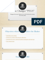 Game Changer "PESA": Philippine Economic Stimulus Act of 2020 Authored by Senator Tito Sotto (2020)