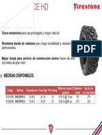 Ficha Tecnica Duraforce 265-70 D 16.5 BSCR 10 PR PDF