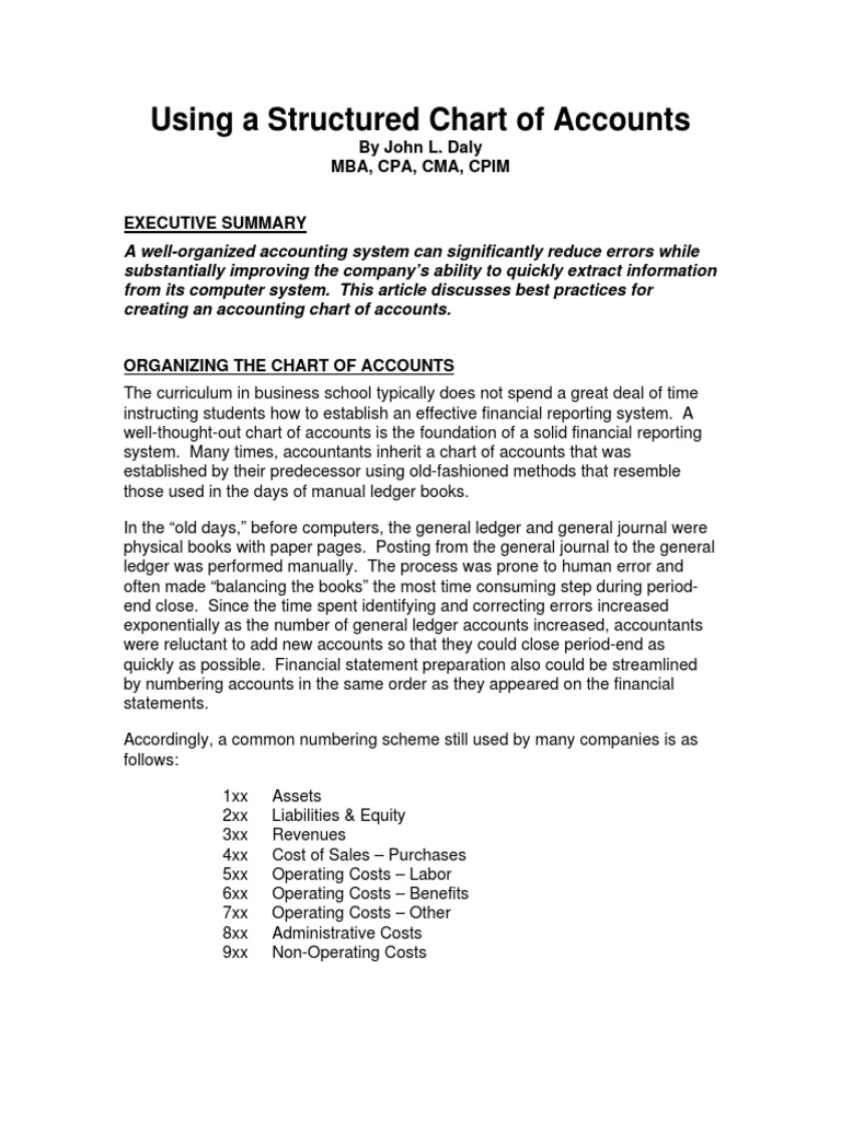 Chart Of Accounts Withholding Tax 