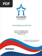 Congreso Internacional Educación Superior 2010 | PDF | Maestros ...