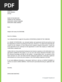 Motivation Letter For Job Application