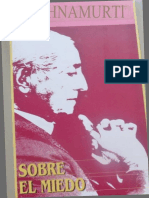 Sobre El Miedo - Jiddu Krishnamurti - OCR