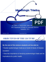 Lecture 3-Epidemiological Triad