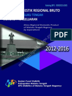 Produk Domestik Regional Bruto Kabupaten Maluku Tengah Menurut Pengeluaran 2012-2016