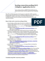 IBM Troubleshooting connection pooling (J2C) problems in WebSphere Application Server