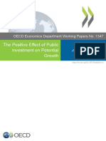 The Positive Effect of Public Investment On Potencial Growth (OCDE) - Jean-Marc Fournier (2016)