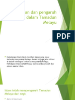 Kesan dan pengaruh Islam dalam Tamadun Melayu