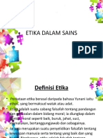 Etika Dalam Sains