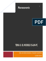 Tema 8 - El Modelo IS-LM-PC - 2019-2020