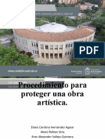 Procedimiento para Proteger Una Obra Artistica