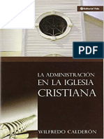 La Administración en La Iglesia Cristiana - Wilfredo Calderón PDF