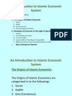 Introduction to Origins and Principles of Islamic Economics