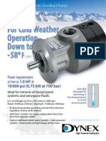 For Cold Weather Operation Down To - 58º: DYNEX PF500-LT Series Checkball Pumps