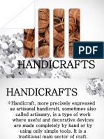 Handicrafts Report on Philippine Crafts
