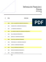 Información Financiera de Corredores de Reaseguros