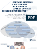 Clinical genetics in myocardial disease