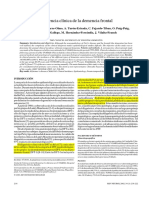 Incidencia Clinica Demencia Frontal Leido