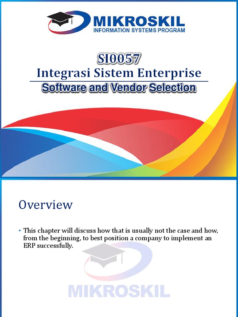 ERP Vendor Selection Process Guide | PDF | Enterprise Resource Planning ...