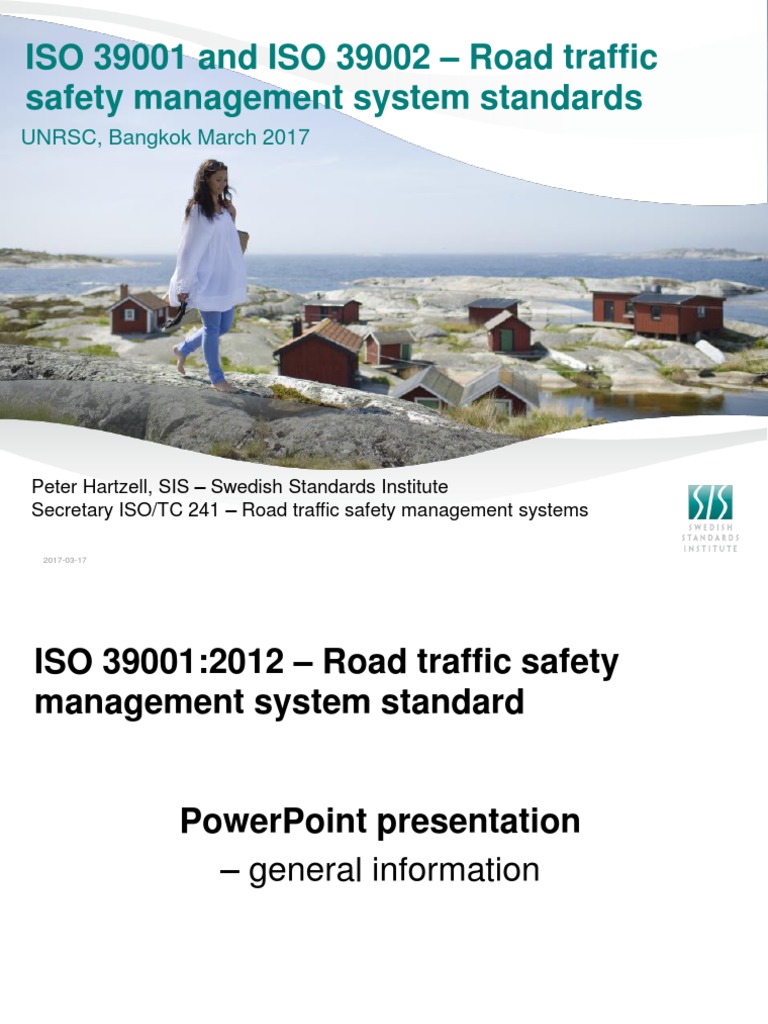 ISO 39001 Road Traffic Safety Overview | PDF | International ...
