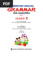 Elementary English Grammar Class 4