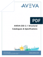 AVEVA E3D 2.1 Structural Catalogues & Specifications