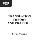 Ttanslation Theory and Practice PDF