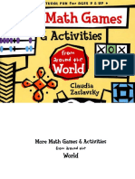 More Math Games & Activities From Around The World Mantesh