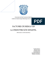 Factores de Riesgo en La Desnutrición Infantil PDF