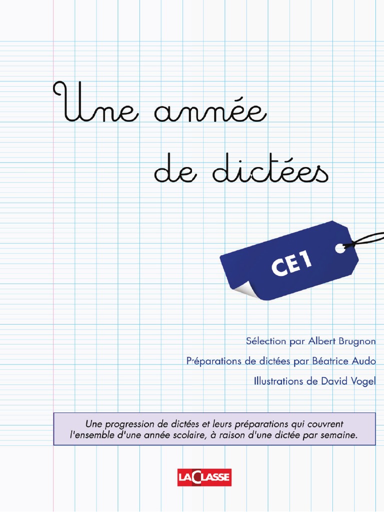 Annee Dictee Ce1 Partie1 Pdf