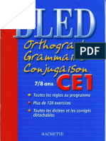 Bled - Orthographe Grammaire Conjugaison CE1 PDF