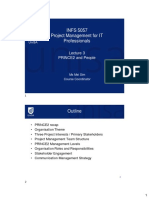 PMITP Lecture 03 - PRINCE2 and People 2 Slide Per Page