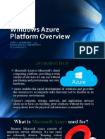 Windows Azure Platform Overview