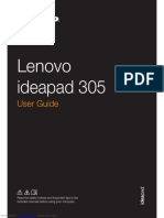 Lenovo Ideapad 305: User Guide