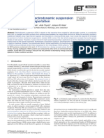 Scaling Laws For Electrodynamic Suspension in High-Speed Transportation