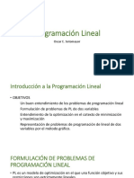 Programación Lineal - 1