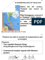 Before The 20 Century, Thailand Was Known As: Siam. Pibul Songgram Renamed It
