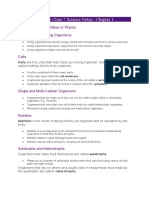 Nutrition in Plants Class 7 Science Notes