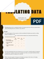 Tabulating Data: Prepared By: Nur Syamimi Zahari