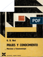 Neri, Guido David Praxis y Conocimiento. Marxismo y Fenomenología. Caracas, Monte Ávila, 1970